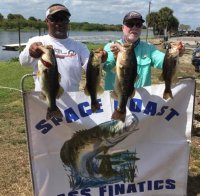 Mike Calloway and William Flood on Lake Okeechobee March 2021