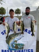 A-Jack Berry and Adam Brands with 11.28 pounds and second place on The Harris Chain 11/22/2020