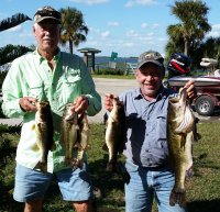 2016-10-30 Iler/Cruce with 16.18 Pounds of 1st Place Bass at Kissimmee