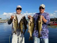 A: Roger and Aaron Marek with 16.96 pounds on West Lake Toho 02/28/21