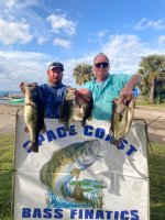 Clyde and Raymond Taylor with 19.00 pounds on Kissimmee 1/31/21