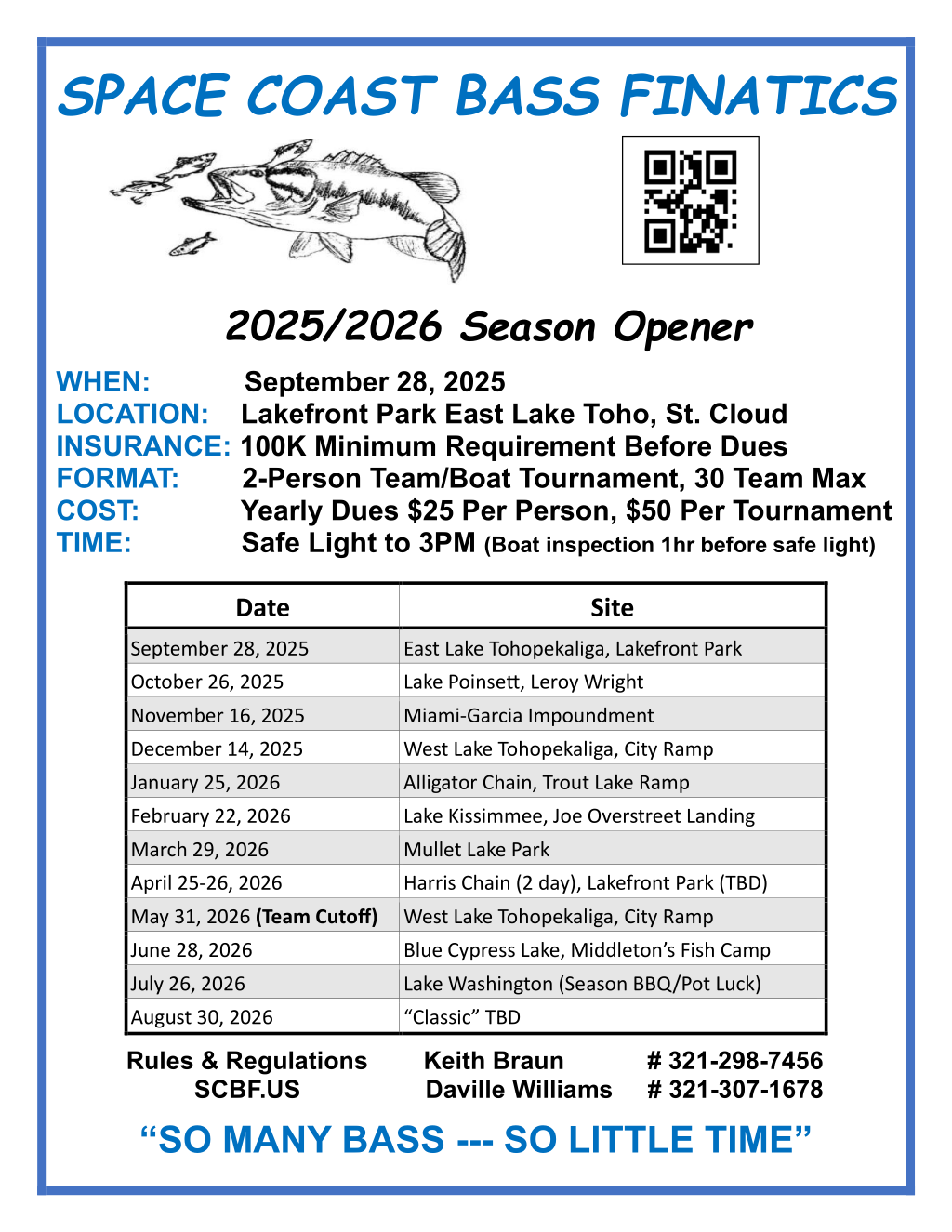 SCBF 2025-2026 Club Flyer